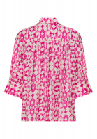 Shirt with pink print