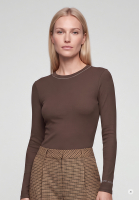 Rippshirt mit Schmuckband