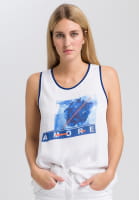 Top mit Frontprint