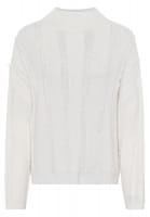 Rippen-Pullover mit Fransen
