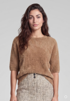 Faux fur sweater