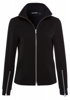 Jacket with long zippers on the sleeves
