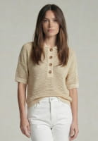 Sweater with tonal lurex
