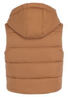 Puffer vest with hood