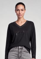 Long-sleeve shirt with lettering