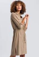 Safari dress made of sustainable twill
