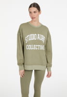 Sweatshirt mit Logo-Applikation