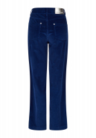 High waist corduroy trousers with wide leg