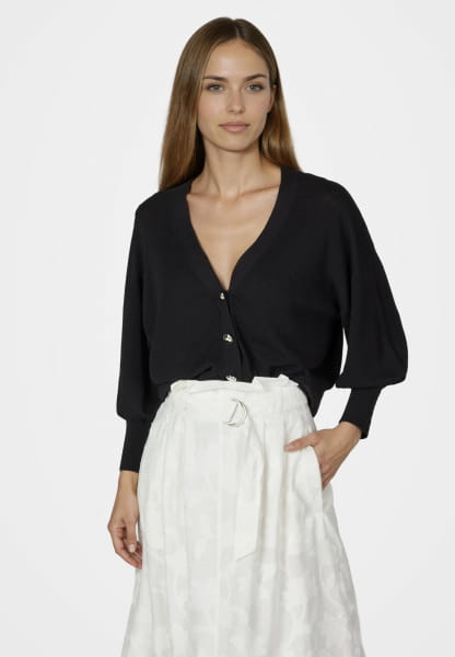 Strickjacke mit Halbarm