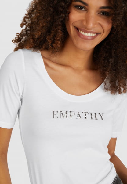 Print shirt from organic cotton