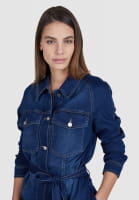 Kleid aus Blue Denim