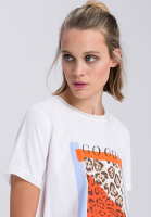 T-Shirt mit Animal-Frontprint