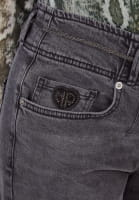 Wide Leg Jeans mit Schmuckkordel