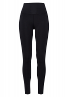 Leggings with glossy motto-print