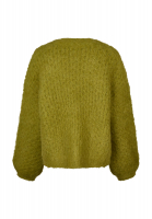 Strickjacke im Zopfmuster