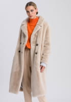 Coat made of soft faux fur