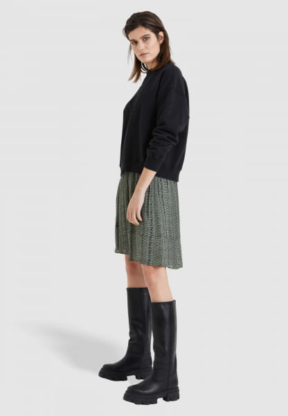 Mini skirt with print