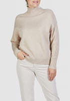 Turtleneck sweater with ribbed details