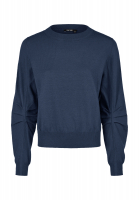Sweater with pleated details
