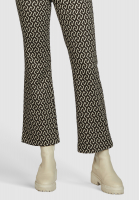Jacquard trousers in recycled viscose blend