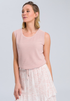 Basic knitwear top with fine structure