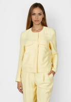 Jacket in softly draping fabric