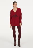 Pullover mit Logo-Print