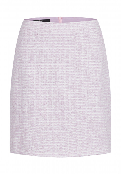Mini skirt from summery tweed