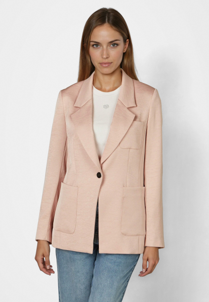 Blazer in shimmering twill