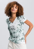T-shirt with batik print