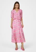 Blouse with pink print