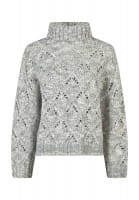 Sweater with chunky mesh pattern