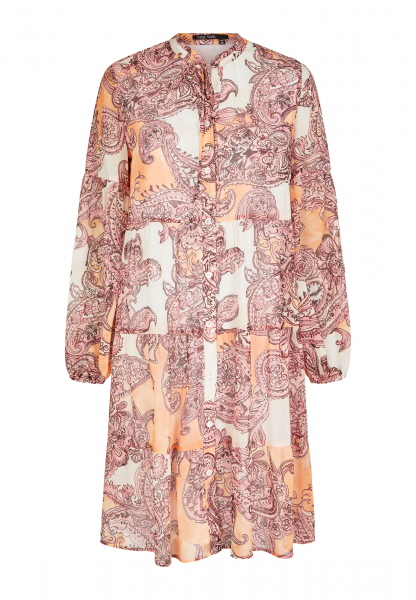 Boho dress with maxi paisley print