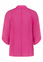 Blouse with cropped raglan sleeves