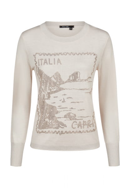 Pullover mit Strassmotiv