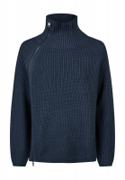 Sweater with side zipper