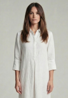 Leinenkleid mit Hemdkragen