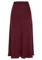 Maxi skirt in elegant satin