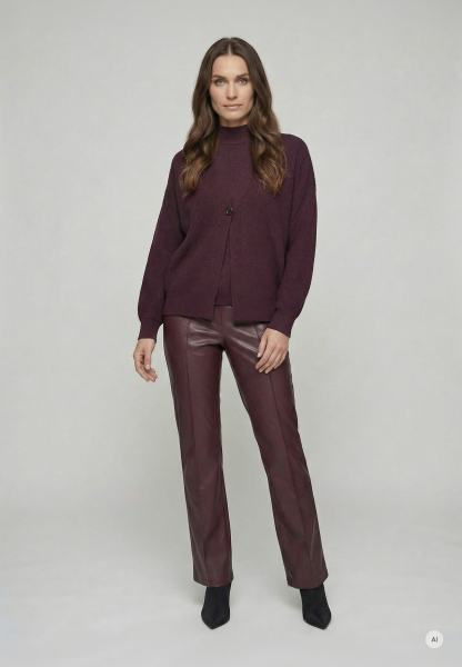 Blazer-style cardigan