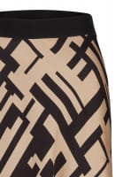 Midi skirt with graphic print