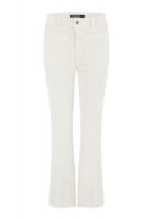 Flared corduroy trousers