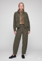 Cordjacke mit Ballonsaum