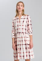 Dress in the graphic batik print
