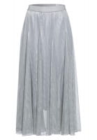 Maxi skirt in lurex mesh