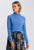 Jumper with knitted turtleneck