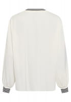 Satin-Top mit College-Print