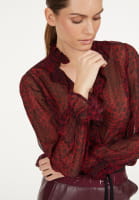 Bluse mit Reptilprint
