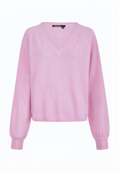 V-neck sweater from cashmere mix