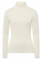 Rollkragen Pullover in Rippen-Optik