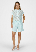 Blouse made from eyelet embroidery